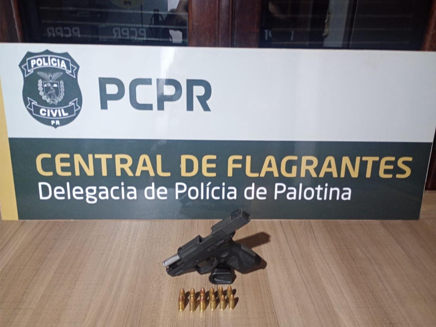 Homem é preso em Palotina por porte ilegal de arma