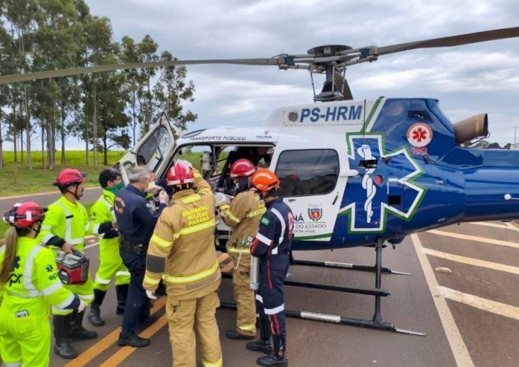 Mulher morre e outra fica ferida em acidente na PR-272 entre Francisco Alves e Iporã