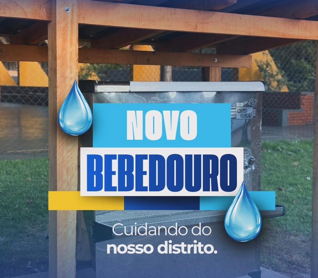 Novo bebedouro é instalado em Alto Alegre e reforça melhorias também nos distritos de Terra Roxa