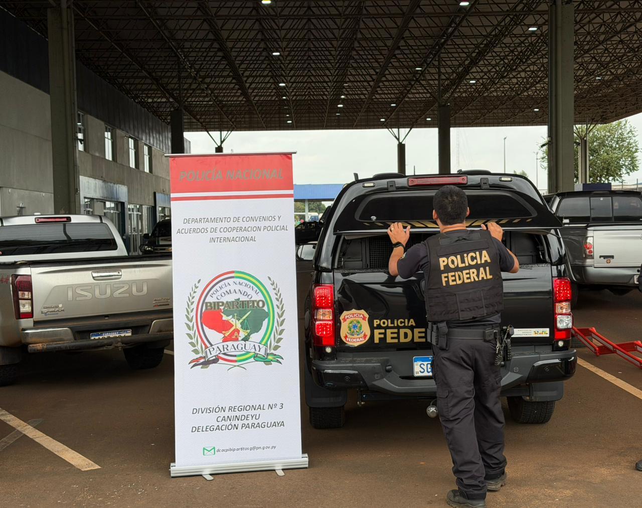 PF e Polícia Nacional do Paraguai capturam brasileiro foragido