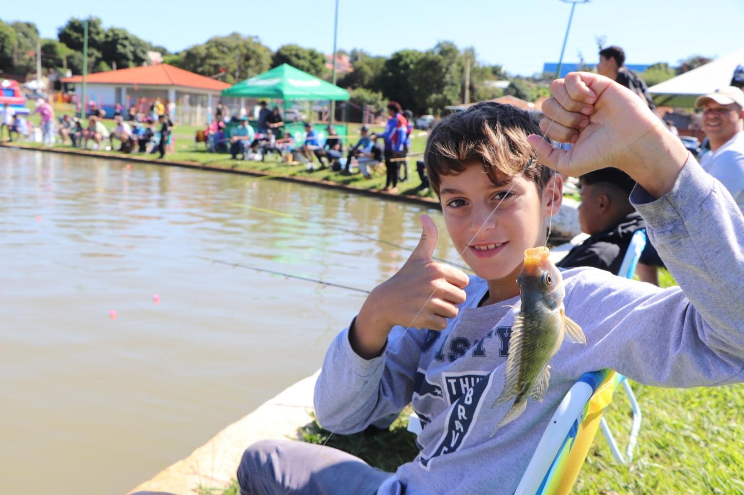 População pode se inscrever antecipadamente para o 3º Festival de Pesca no Lago 