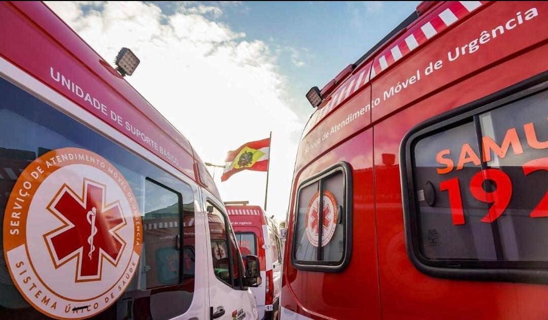 Viaturas do SAMU: uso não é exclusivo de um único município e segue lógica regional de atendimento