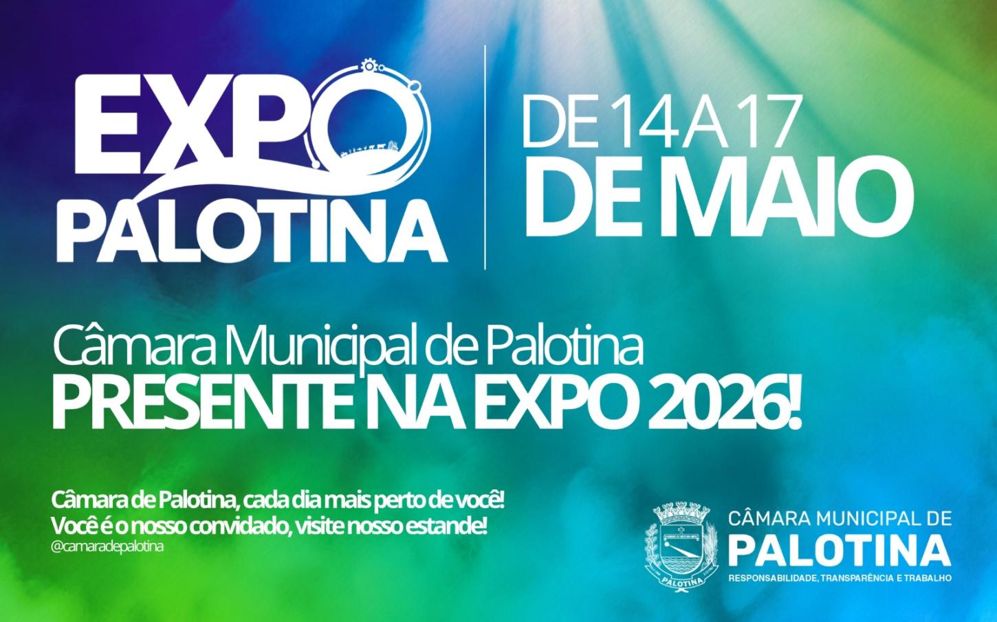 Câmara Municipal de Palotina promove programação especial em seu estande durante a Expo Palotina 2026