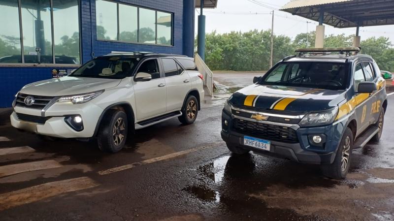 Caminhoente é furtada em Guaíra e recuperada pela PRF minutos depois