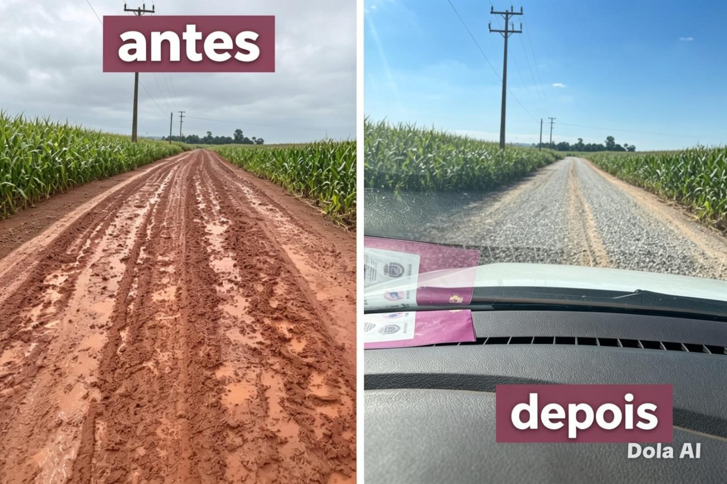 Estradas rurais recebem melhorias emergenciais em São Camilo