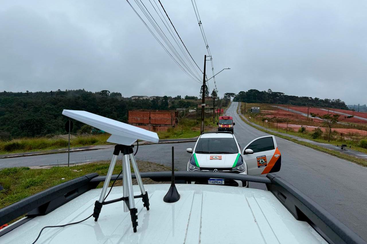 Internet via satélite garante eficiência nas vistorias da Defesa Civil Estadual