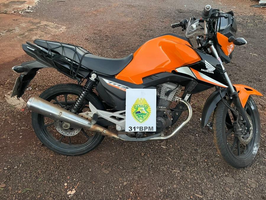 Motociclista sem habilitação foge da PM, provoca perseguição e acaba em acidente em Terra Roxa