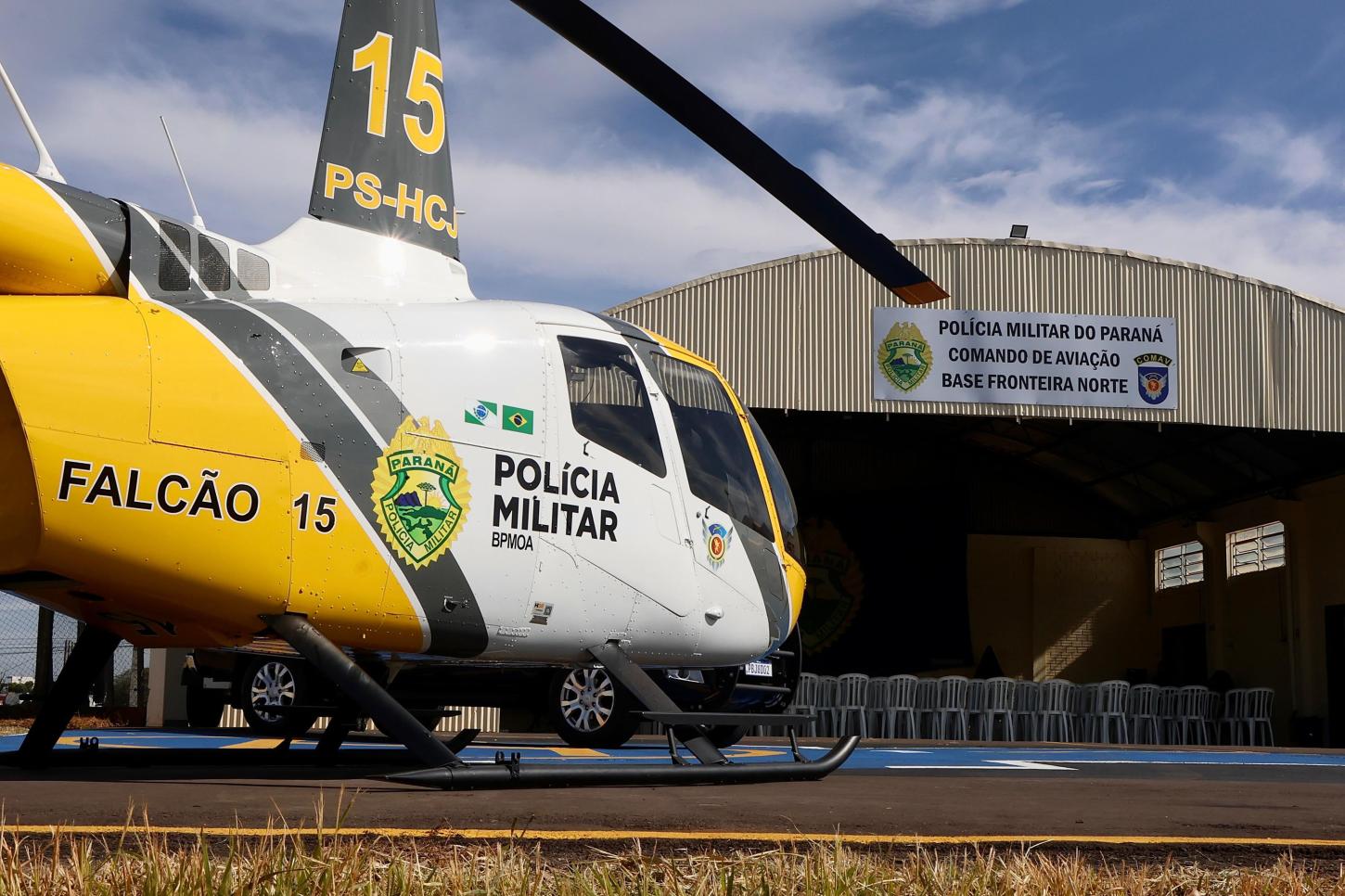 Nova base aérea da PMPR em Umuarama amplia presença policial no Noroeste e fronteira