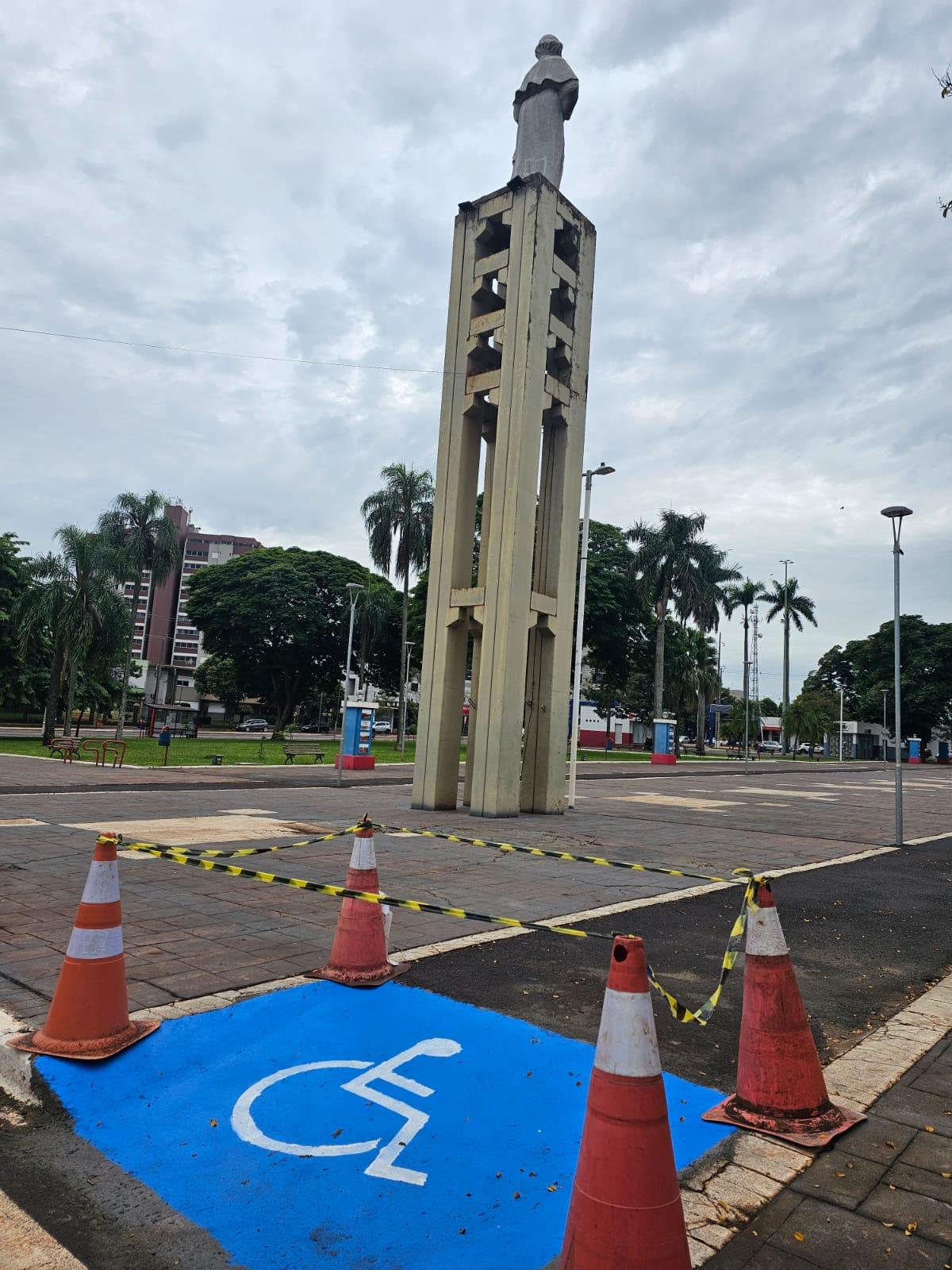 Prefeitura de Palotina reforma rampas de acessibilidade em praças públicas