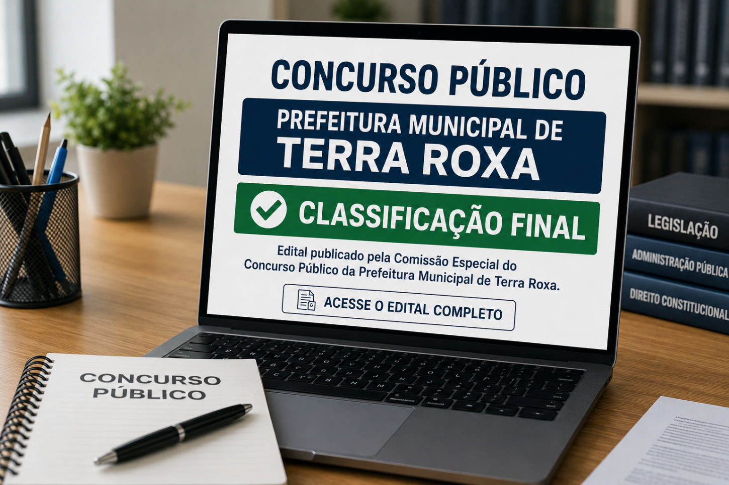 Prefeitura de Terra Roxa divulga classificação final de concurso público