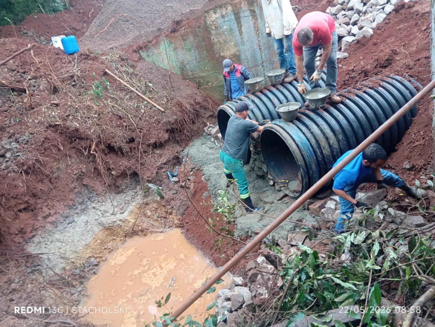 Prefeitura realiza adequações em pontes no interior de Palotina
