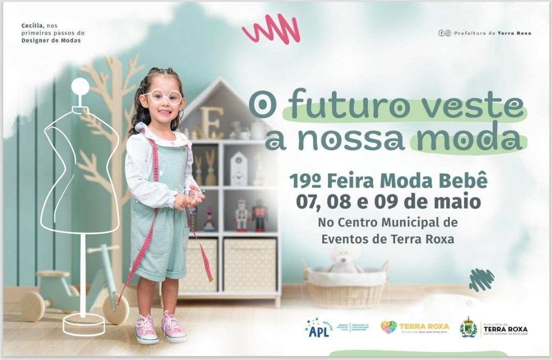 Terra Roxa se prepara para a 19ª Feira da Moda Bebê com expectativa de grande público