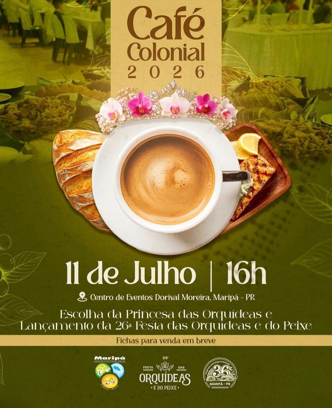 Café Colonial 2026 promete tarde especial de tradição e cultura em Maripá