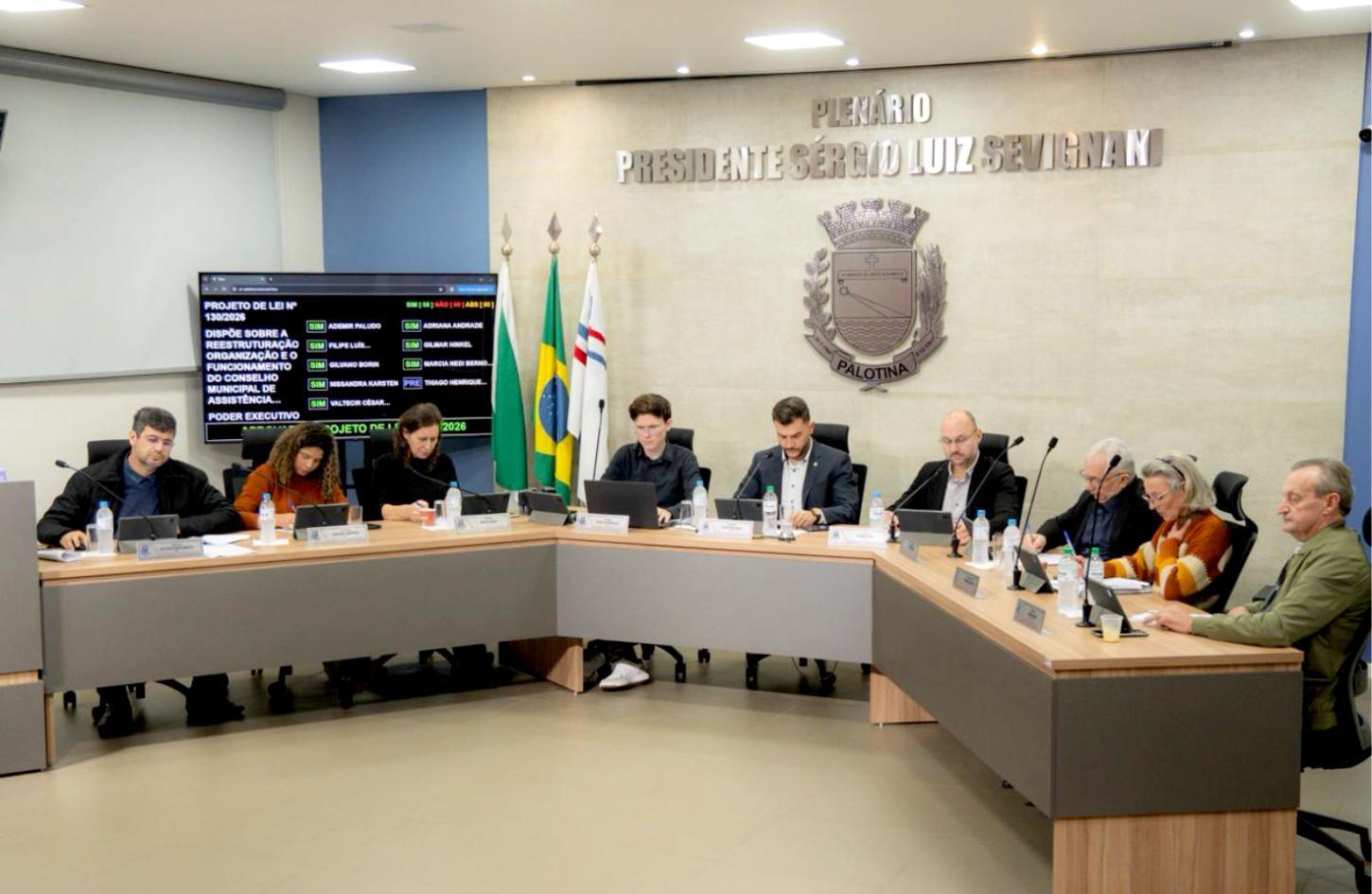 Câmara de Palotina realiza hoje sessão com várias matérias em pauta