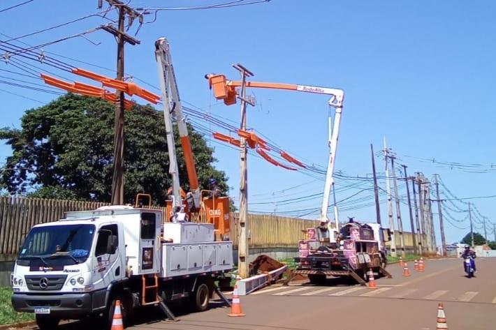 Copel amplia eficiência com aporte de R$ 22 milhões em novos alimentadores em Palotina, Assis Chateaubriand e Maripá
