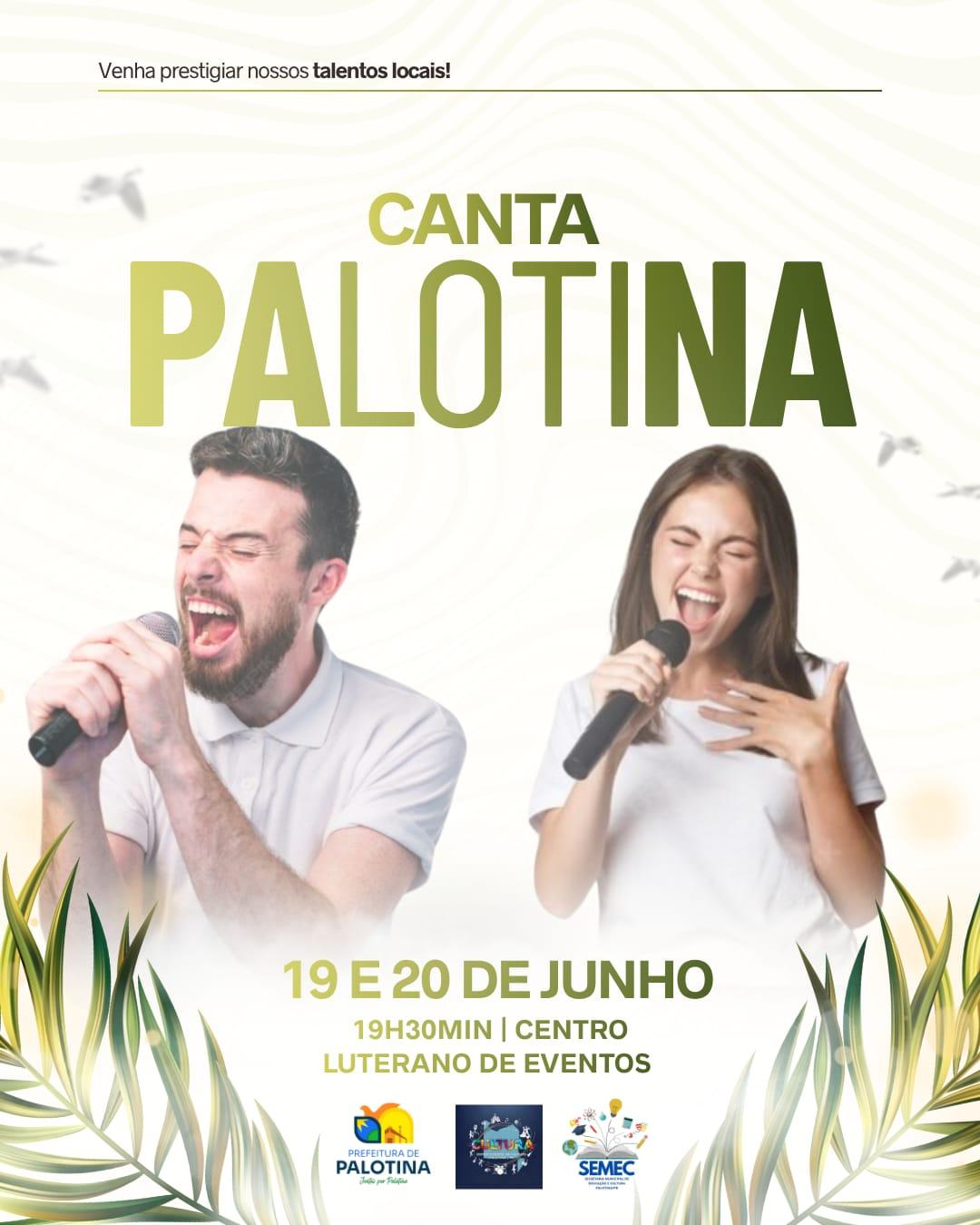 Festival Canta Palotina acontece sexta-feira e sábado com entrada gratuita