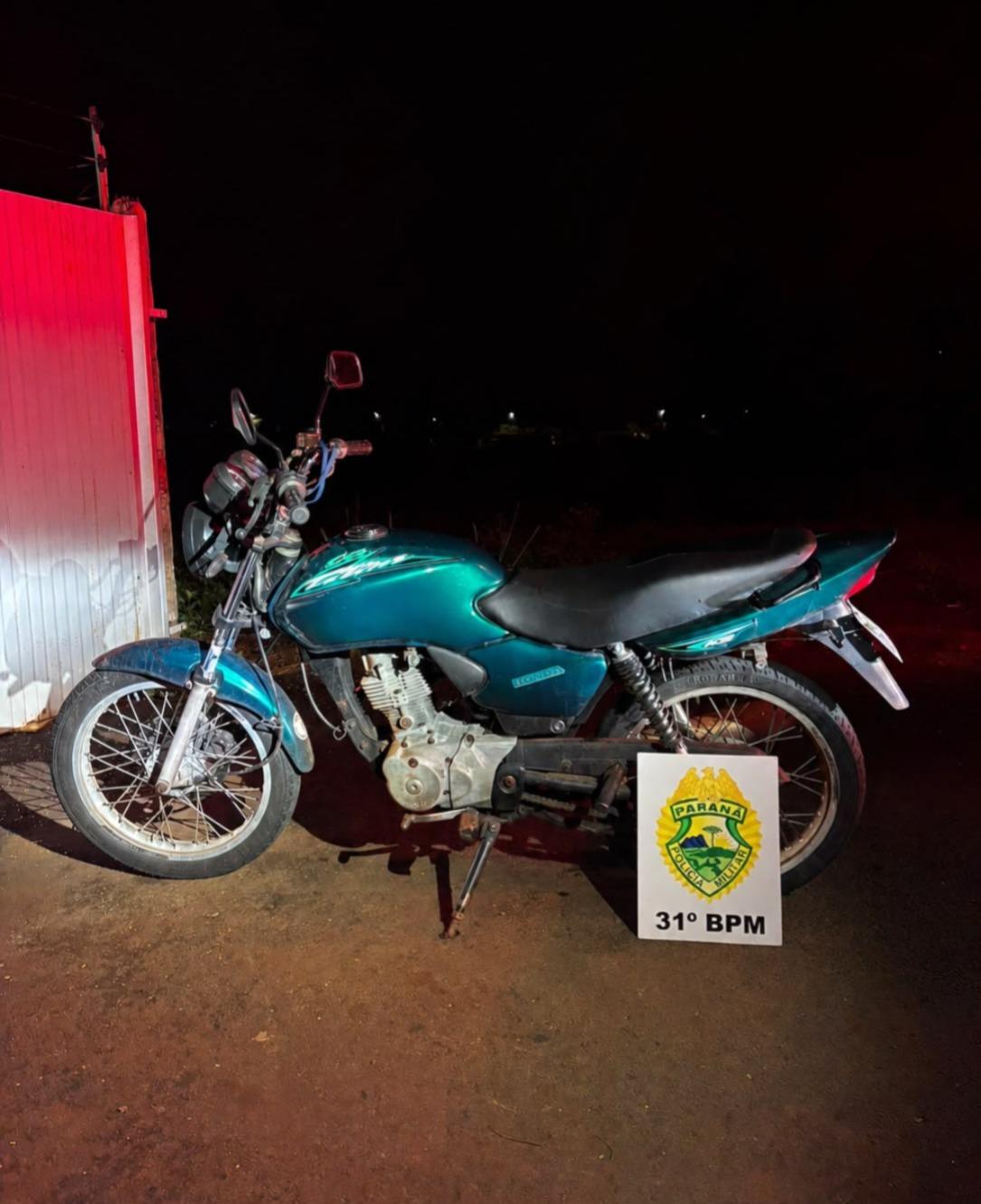 Motociclista é flagrado com cocaína e sem habilitação durante abordagem da PM em Palotina