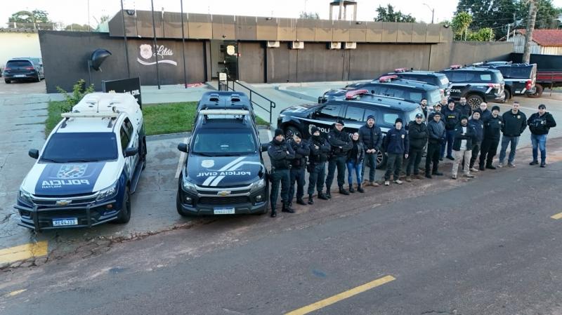 Operação contra furtos de caminhonetes cumpre mandados em Guaíra e no MS