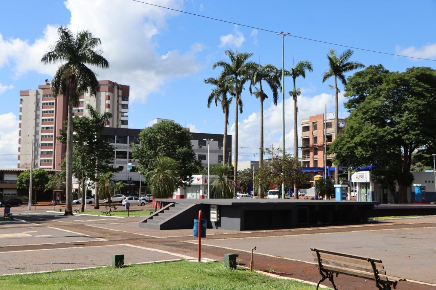 Praça Amadeo Piovesan terá transmissão dos jogos da Seleção Brasileira