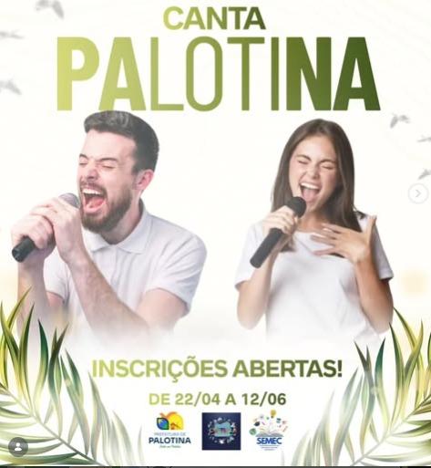 Última semana para Inscrições ao Canta Palotina 2026 