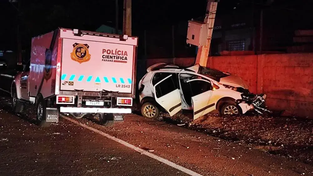Identificado o jovem morto em acidente na PR-873, em Maripá, na noite desta terça-feira (21)
