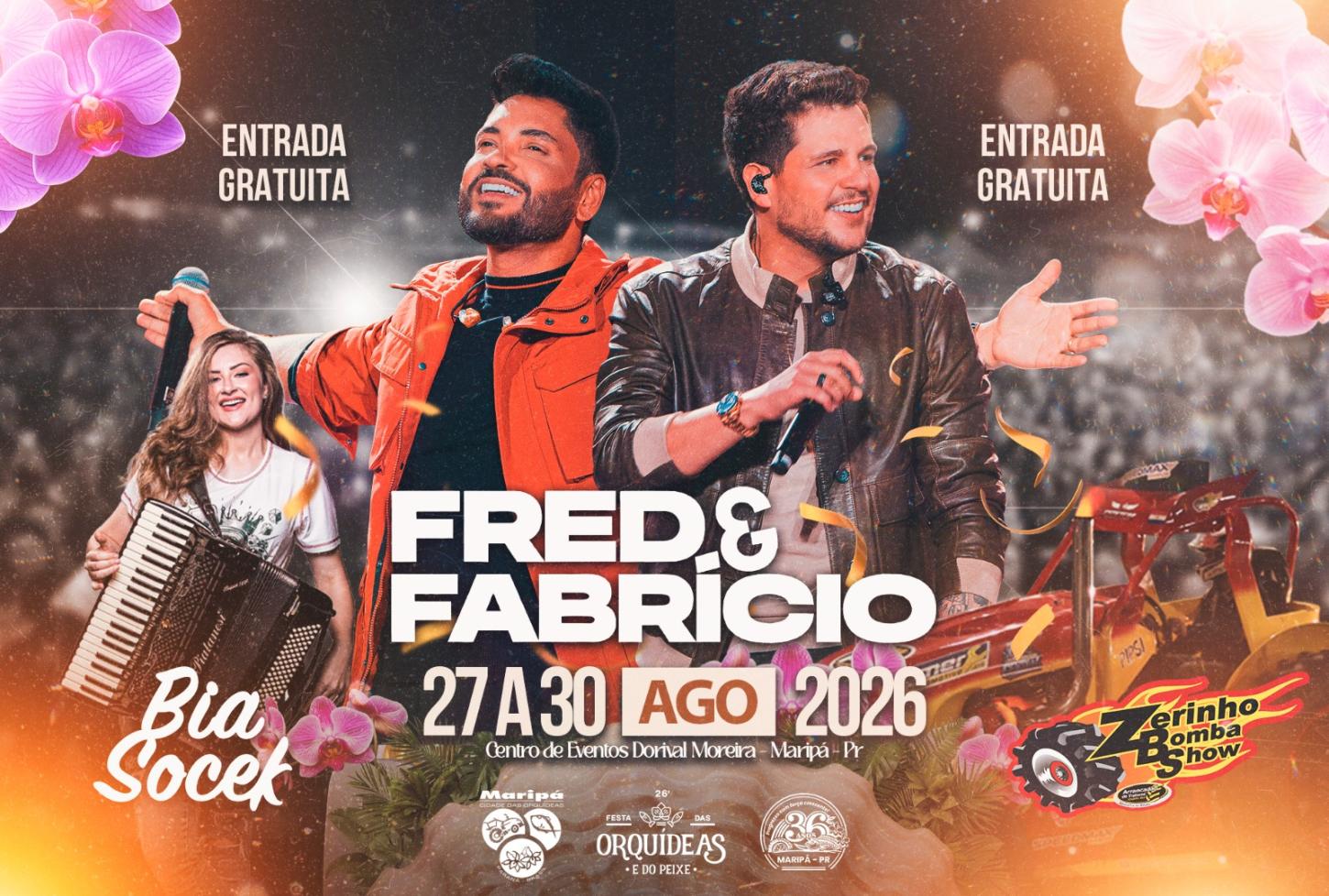 Maripá divulga programação oficial da 26ª Festa das Orquídeas e do Peixe