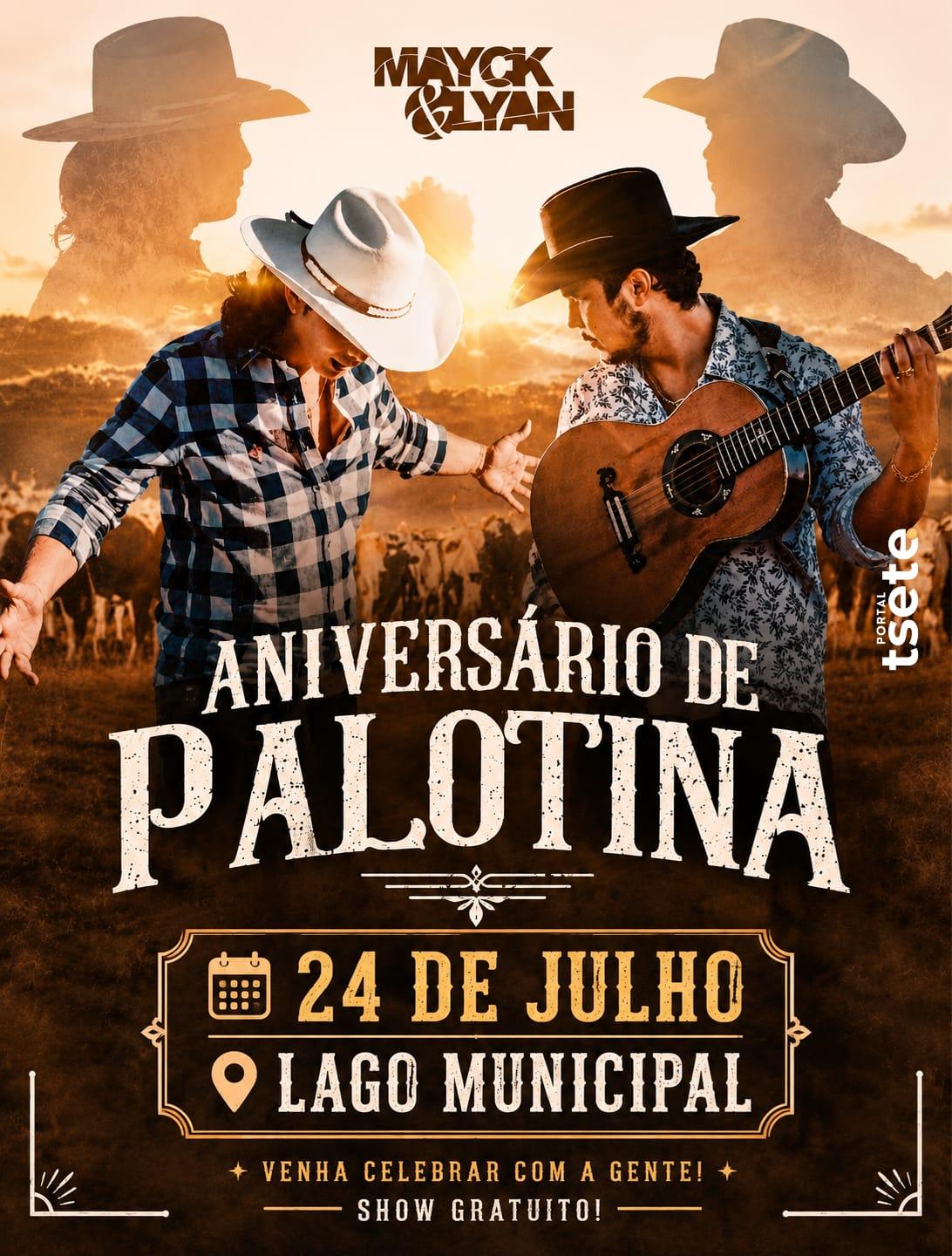 Palotina celebra 66 anos com ampla programação de eventos para toda a comunidade