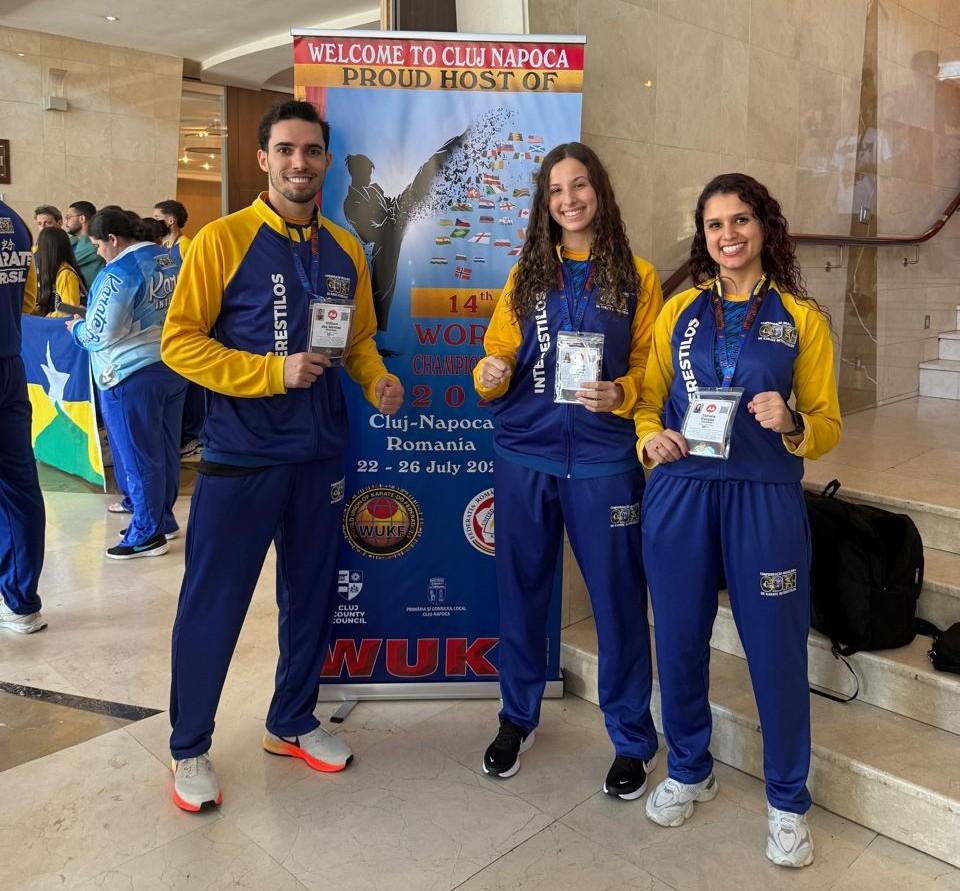 Palotinenses representam o Brasil no Campeonato Mundial de Karatê na Romênia