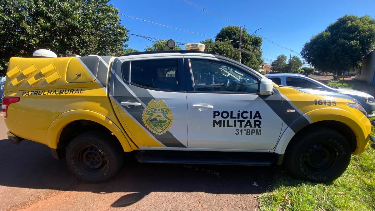 Patrulha Rural cumpre mandado de prisão em propriedade rural de Palotina