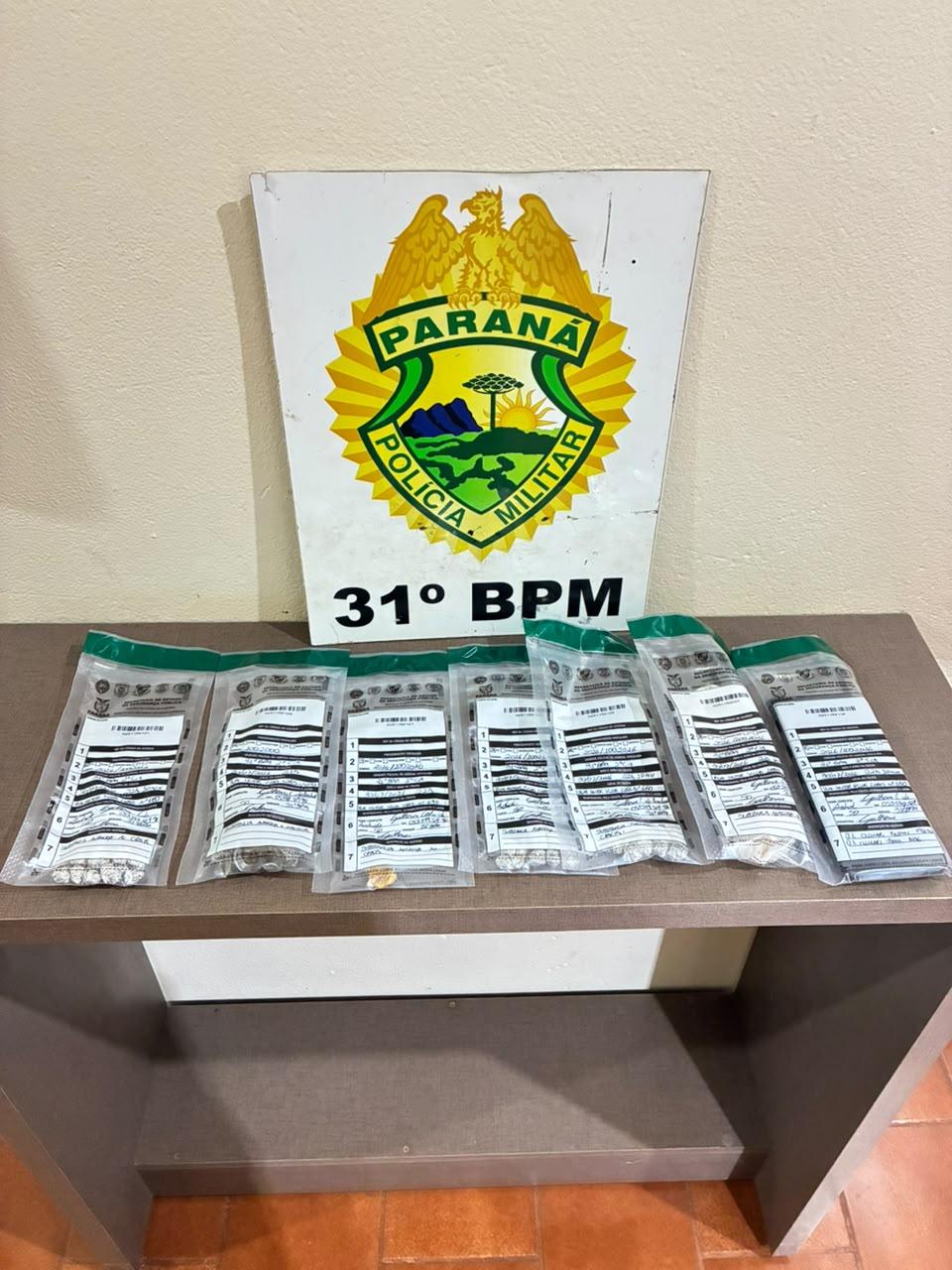 PM prende homem e apreende adolescente por tráfico de drogas em Palotina
