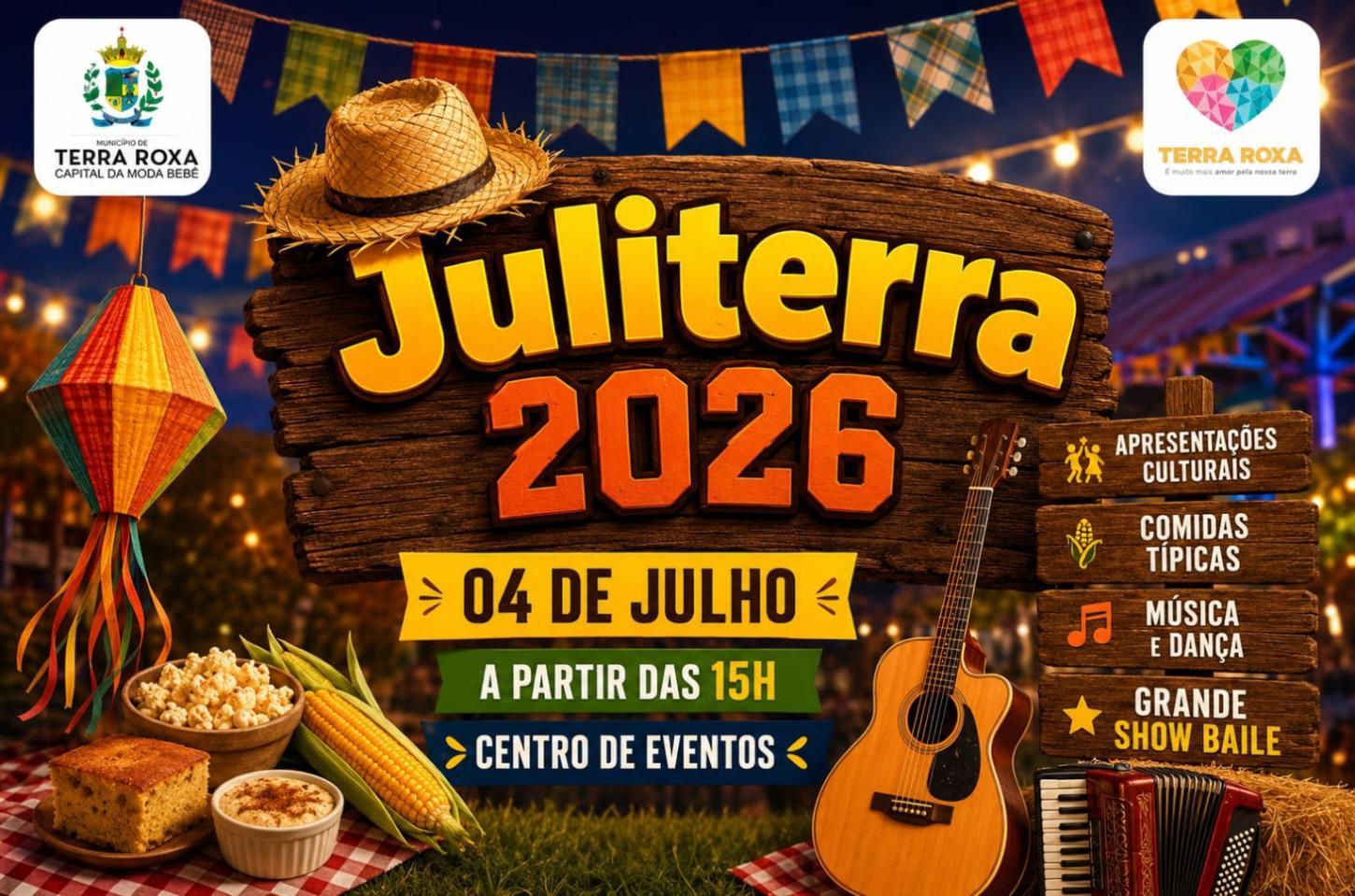 Tudo pronto para o Juliterra 2026