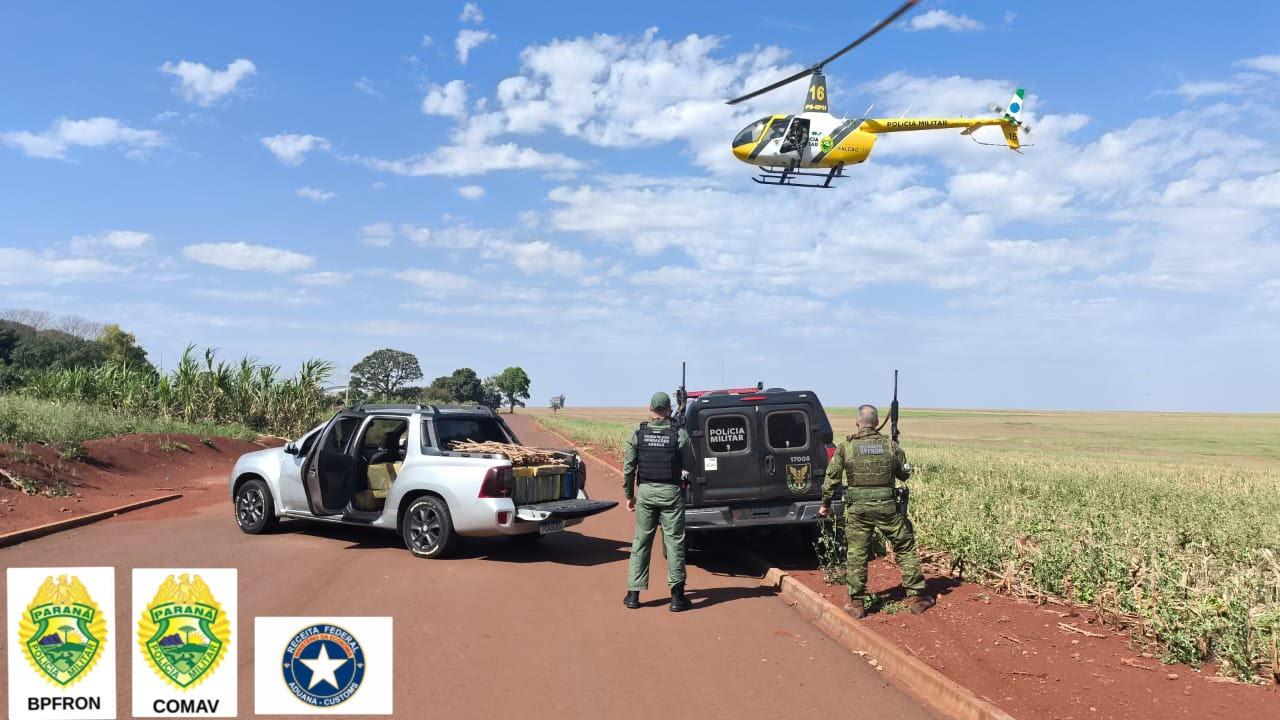 Ação integrada apreende 680 kg de maconha em Assis Chateaubriand