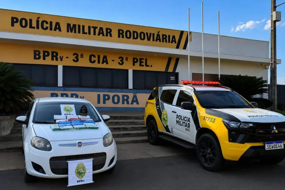 Homem é preso com 16,8 kg de cocaína escondidos no tanque de veículo na PR-323, em Cafezal do Sul