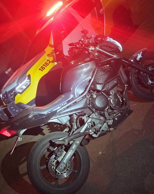 Motocicleta é recolhida após irregularidades serem constatadas no centro de Palotina