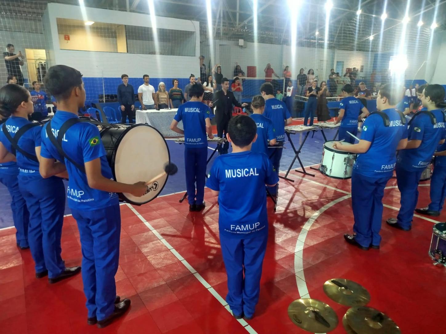 Palotina reúne corporações da região no II Festival de Bandas e Fanfarras
