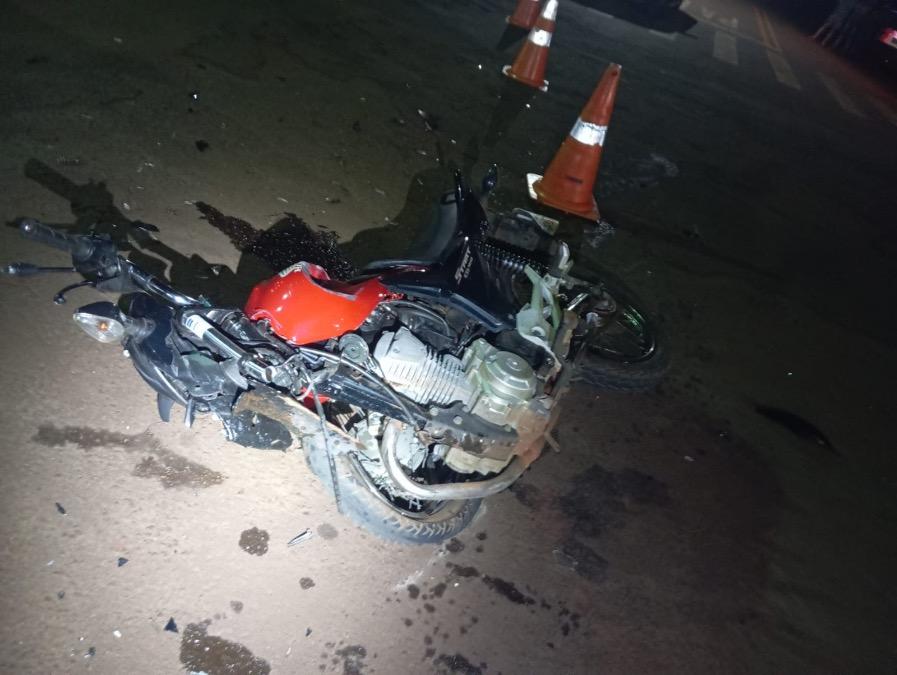 Acidente entre carro e motocicleta deixa homem morto em São Camilo, distrito de Palotina