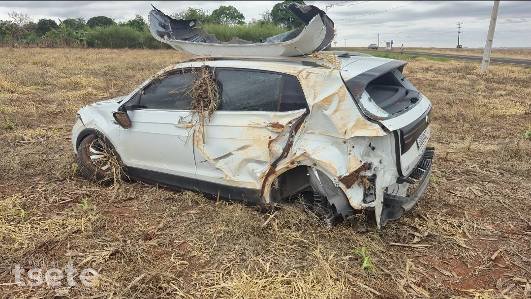 Acidente grave deixa duas pessoas feridas na PR-364 entre Palotina e Terra Roxa