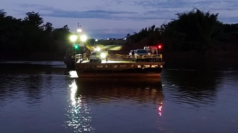 Balsa do Rio Piquiri na BR-272 deixará de operar 24 horas