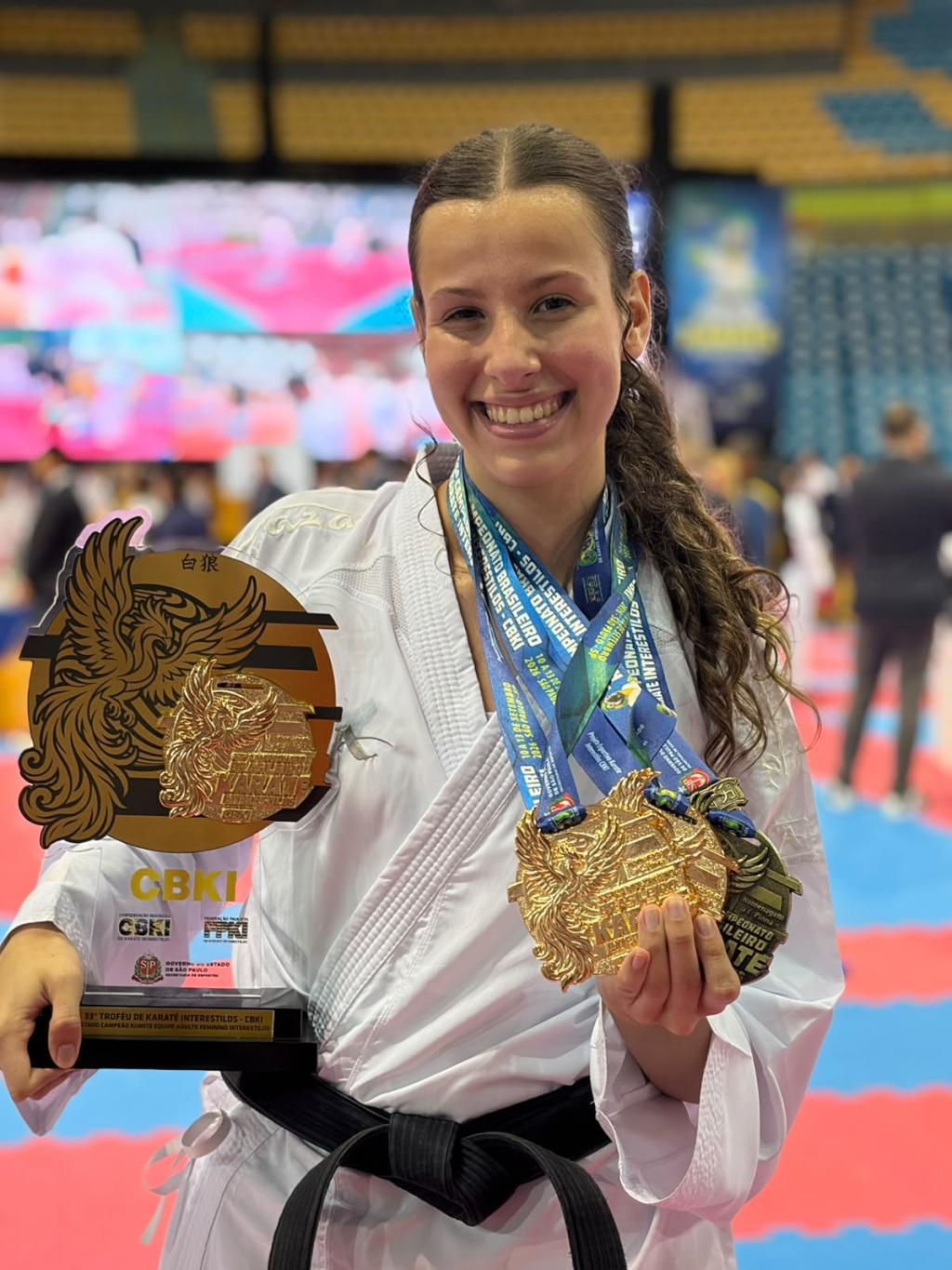 Palotinenses conquistam três ouros, uma prata e dois bronzes no Brasileiro de Karatê