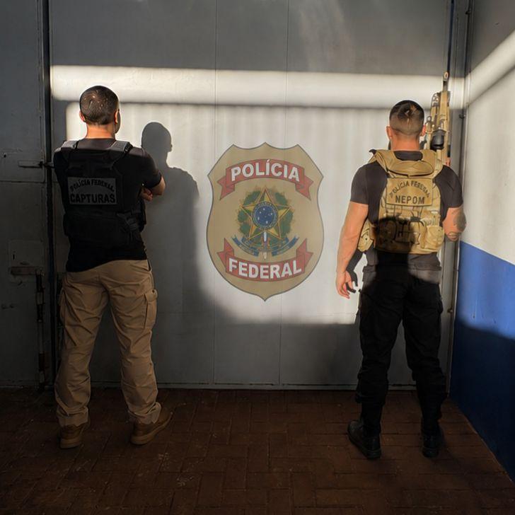PF prende homem procurado por tráfico de drogas em Guaíra