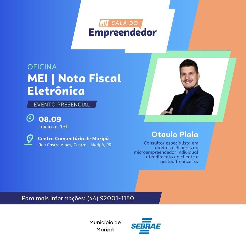 Sala do Empreendedor de Maripá promove oficina sobre MEI e Nota Fiscal Eletrônica