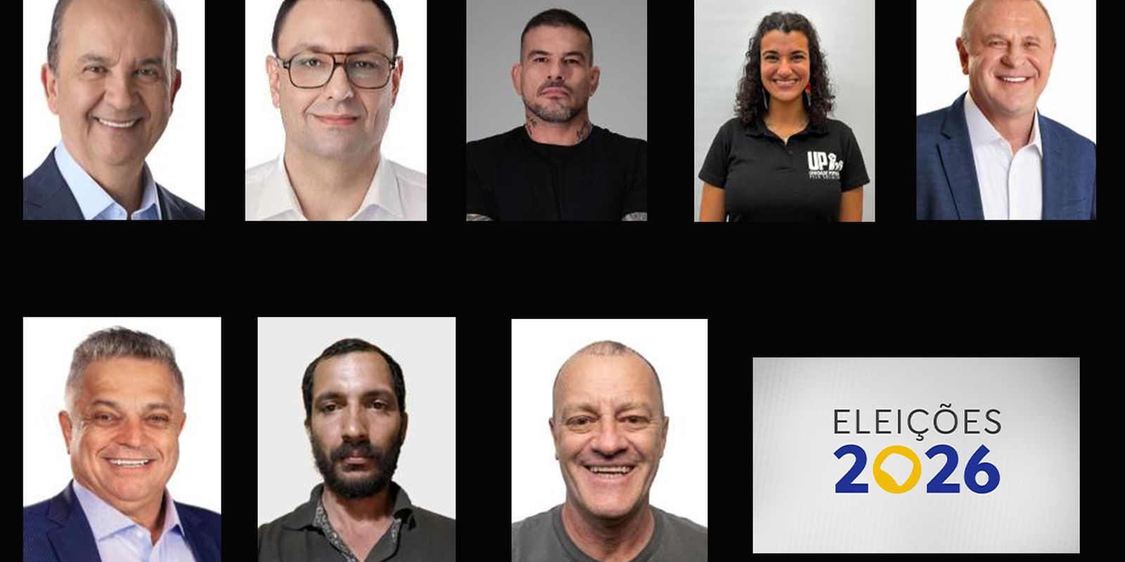 Conheça os oito candidatos ao governo de Santa Catarina para as eleições