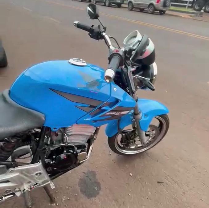 Após diversas denúncias, Polícia Militar apreende Honda Twister em Maripá