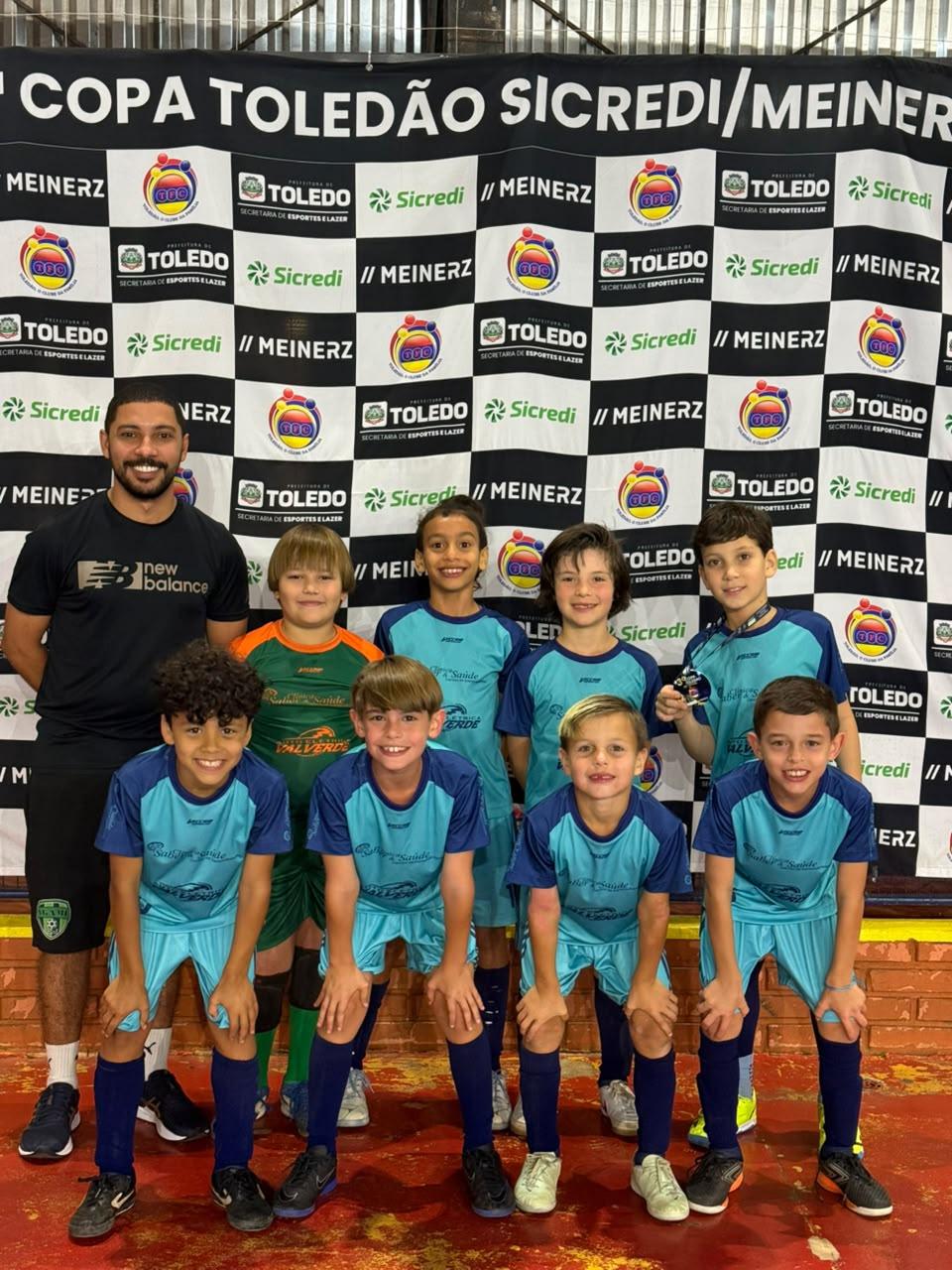 Equipe de Palotina chega à semifinal da Copa Toledão Sub-08 com campanha impecável