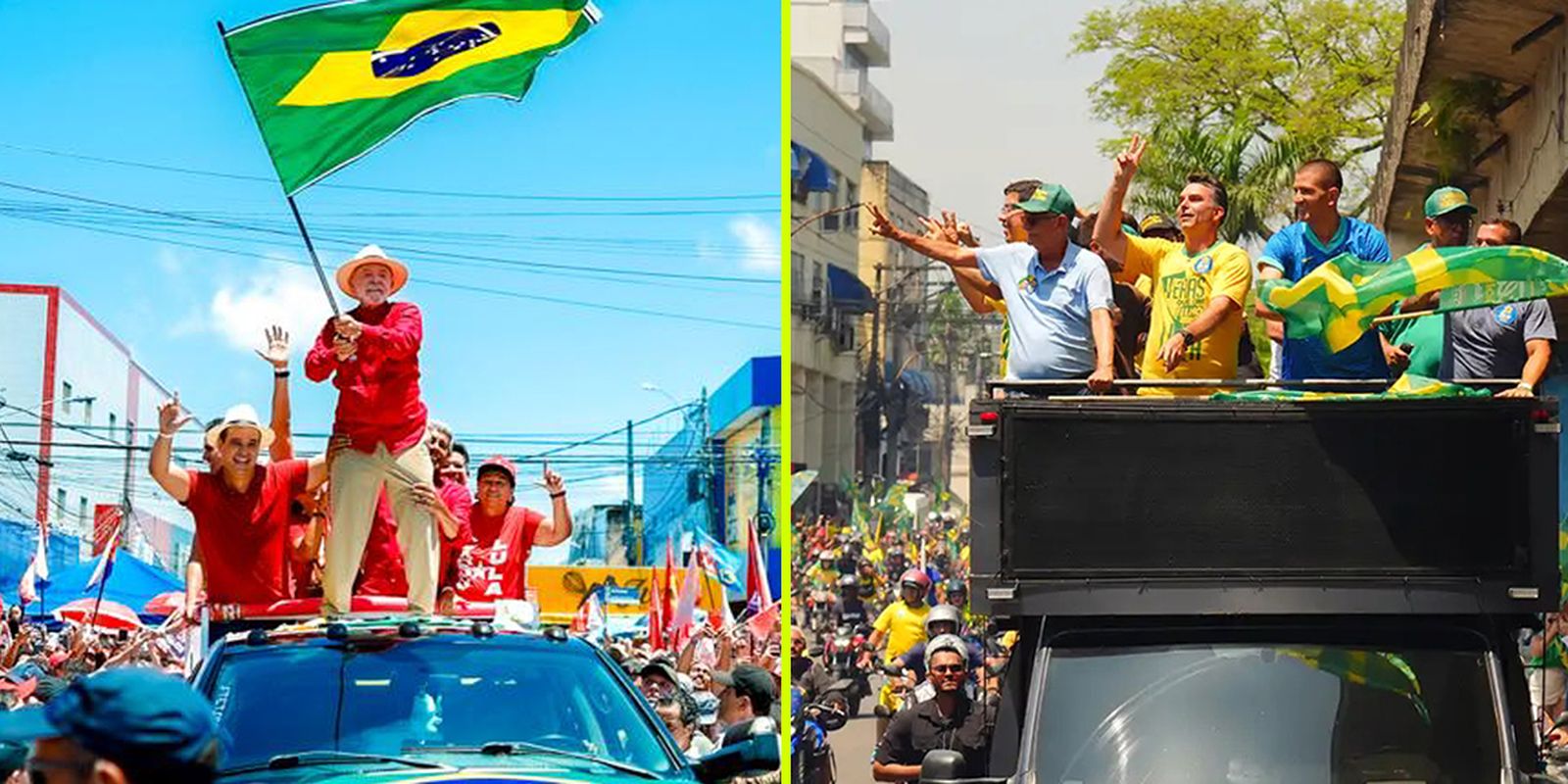 Candidatos à Presidência, Lula e Flávio Bolsonaro cumprem agendas de campanha