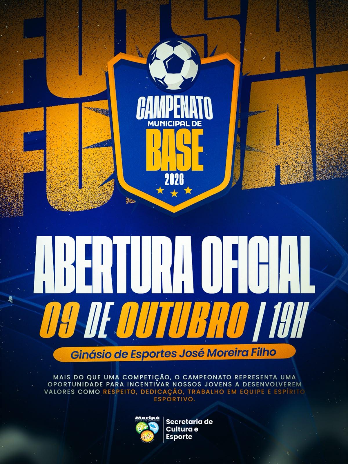 Maripá realiza abertura oficial do Campeonato Municipal de Base 2026