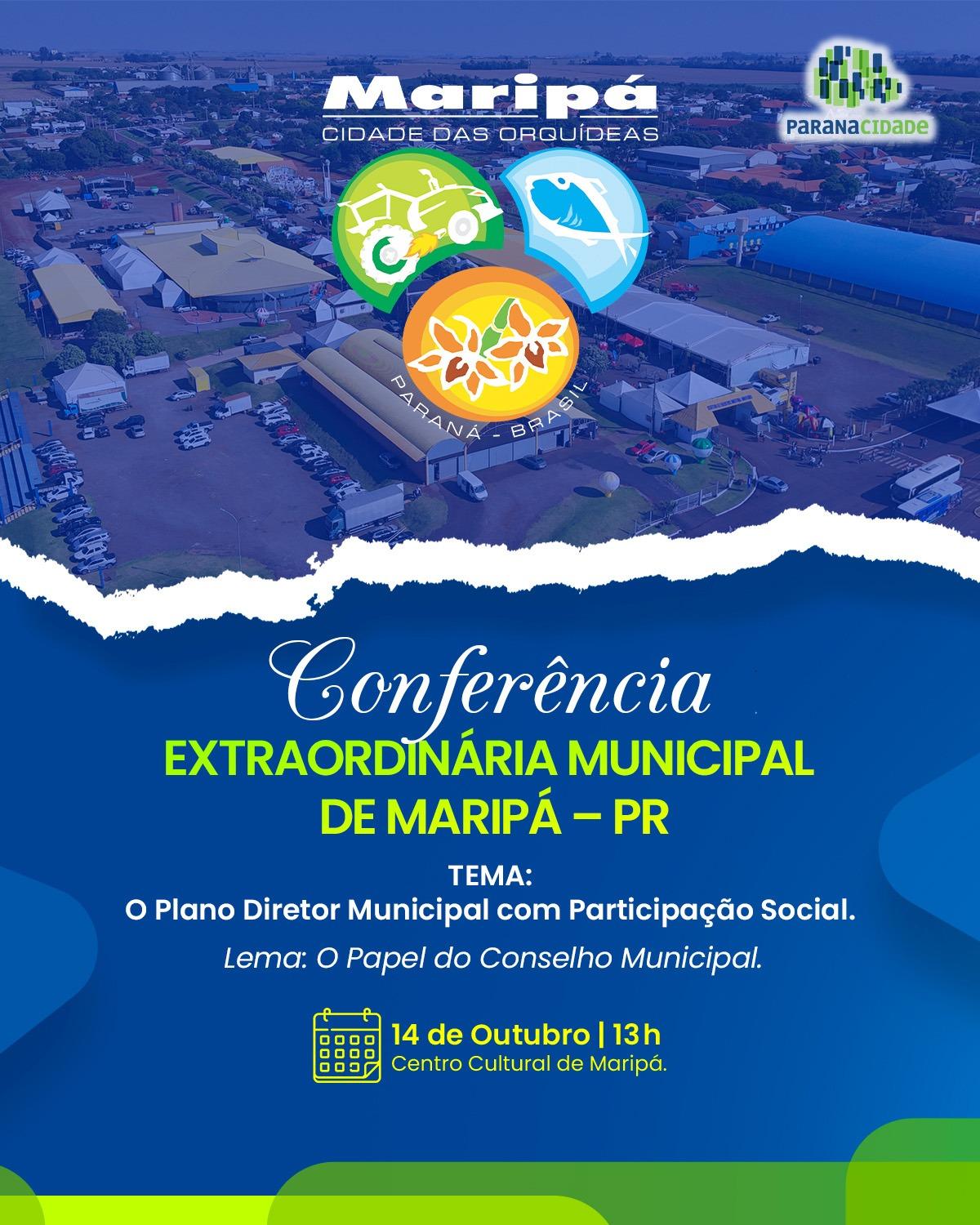 Maripá realiza Conferência Extraordinária Municipal para avaliar o Plano Diretor
