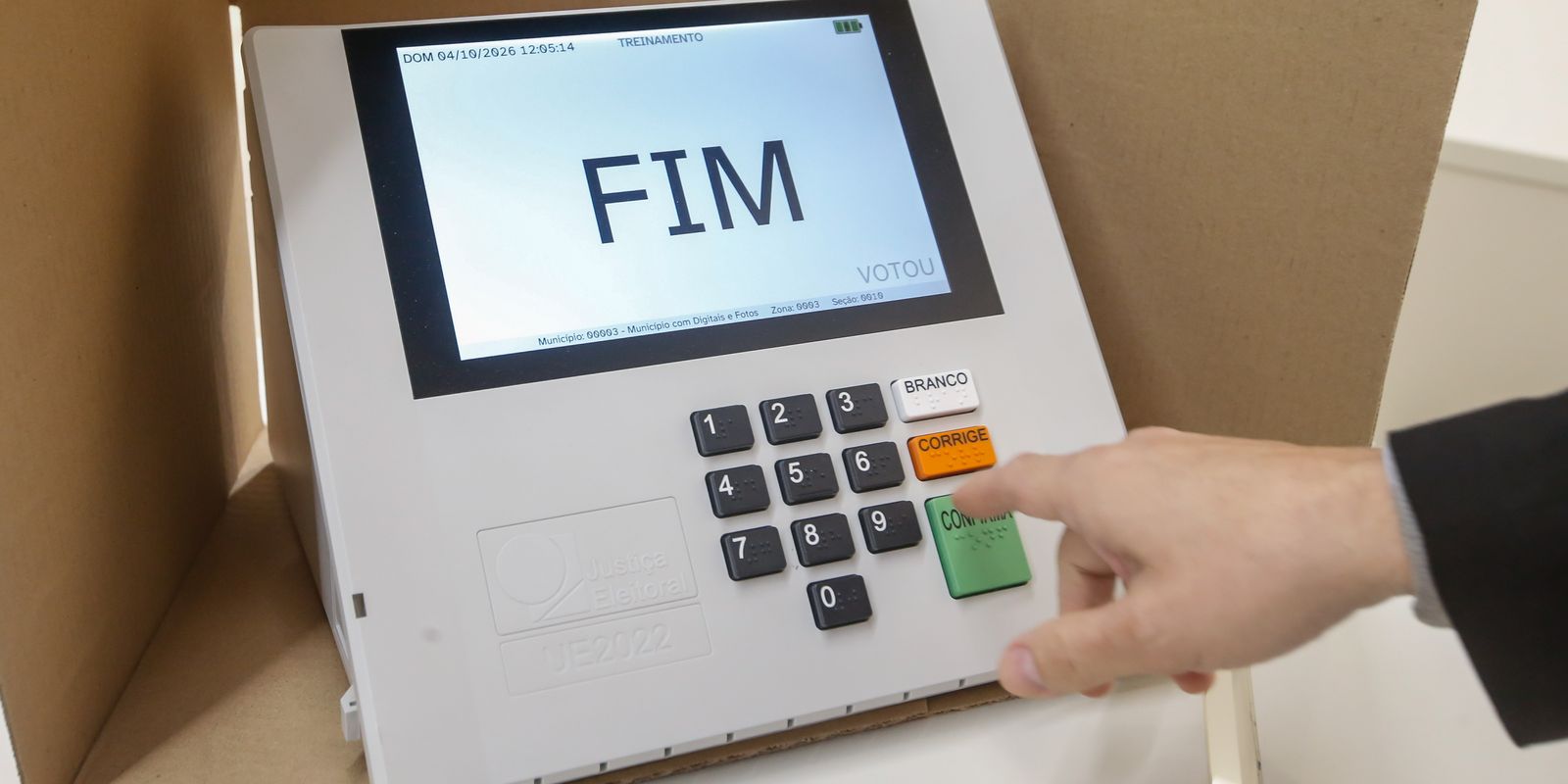 Balanço inicial aponta 467 urnas eletrônicas trocadas nas primeiras horas