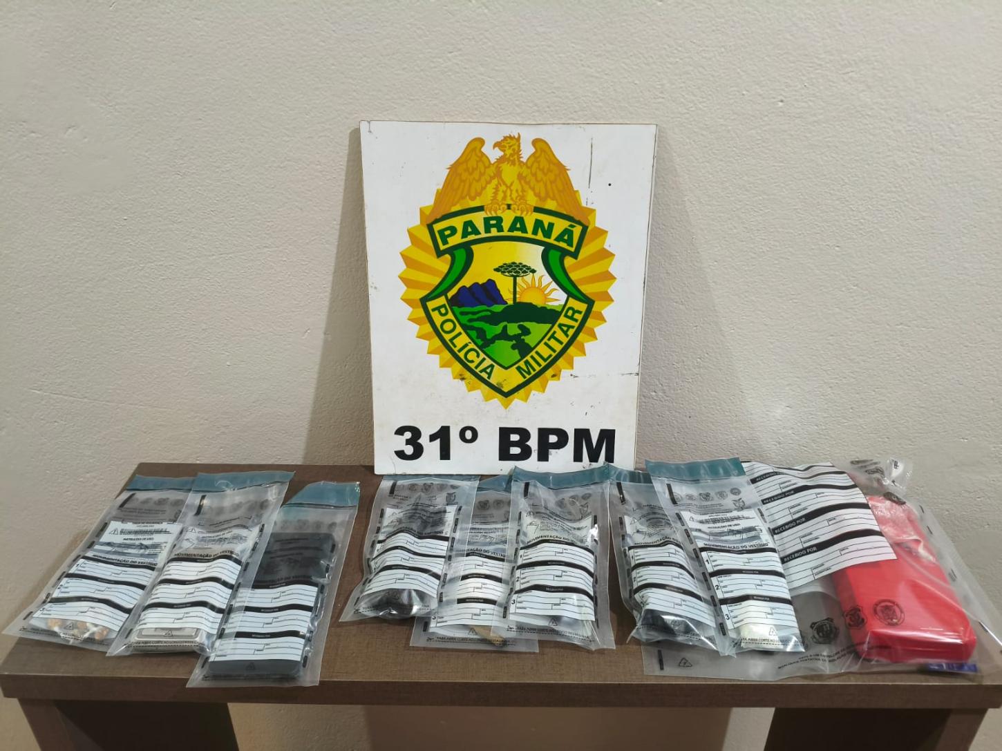 Operação policial termina com apreensão de drogas e cumprimento de mandado de prisão em Palotina