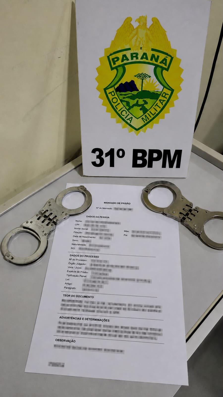 ROTAM cumpre mandado de prisão preventiva contra mulher em Palotina